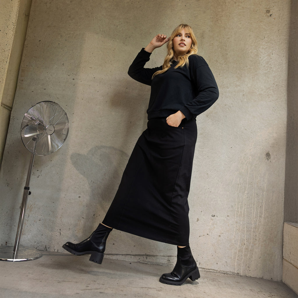 Ponte Straight Skirt