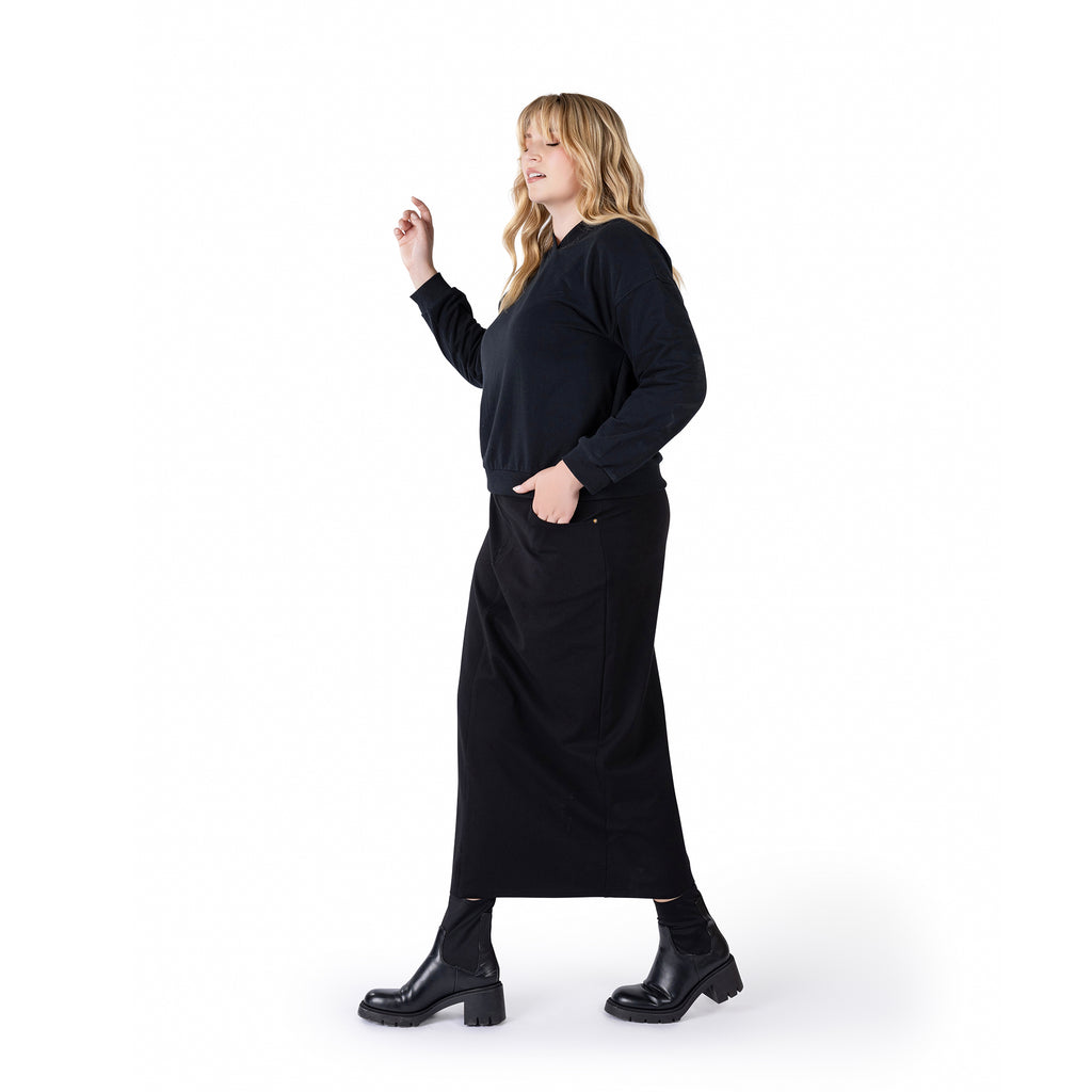 Ponte Straight Skirt