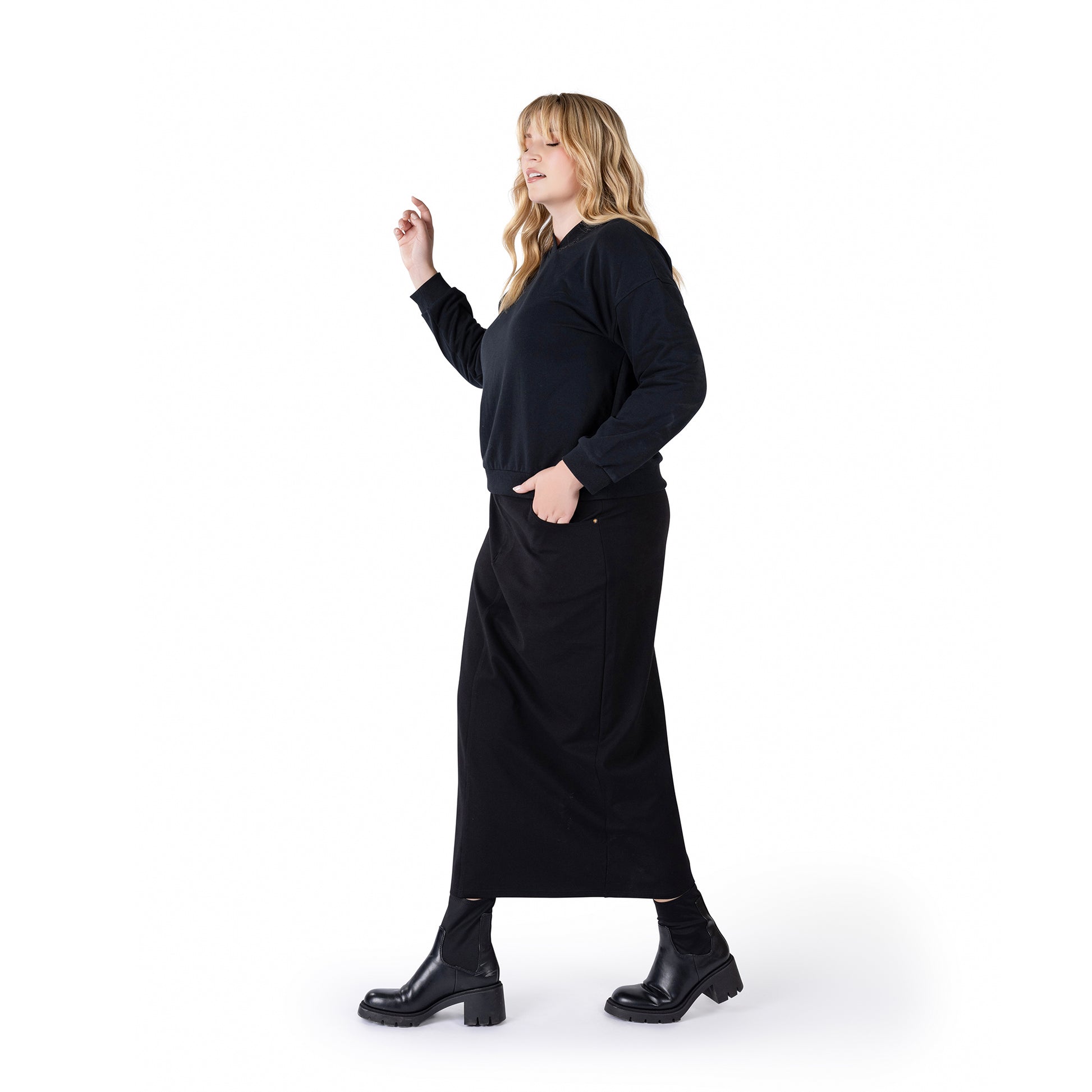 Ponte Straight Skirt