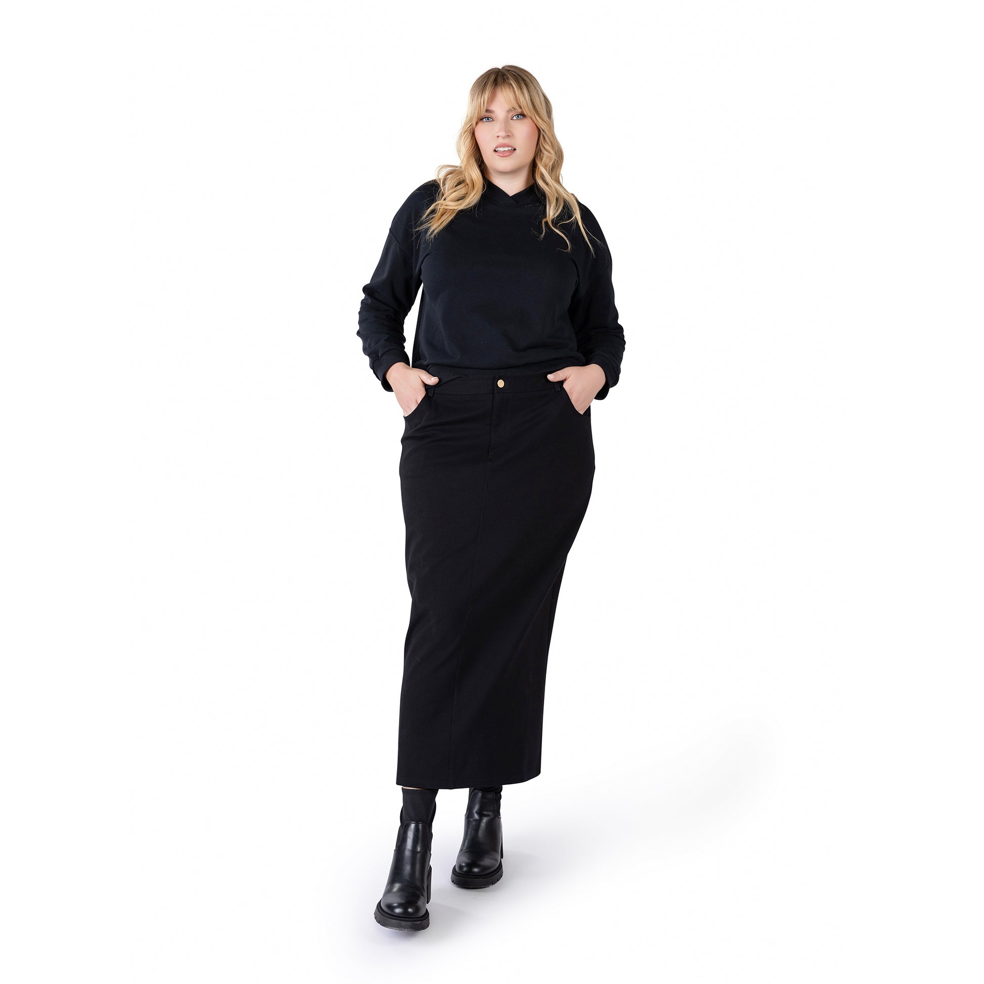 Ponte Straight Skirt