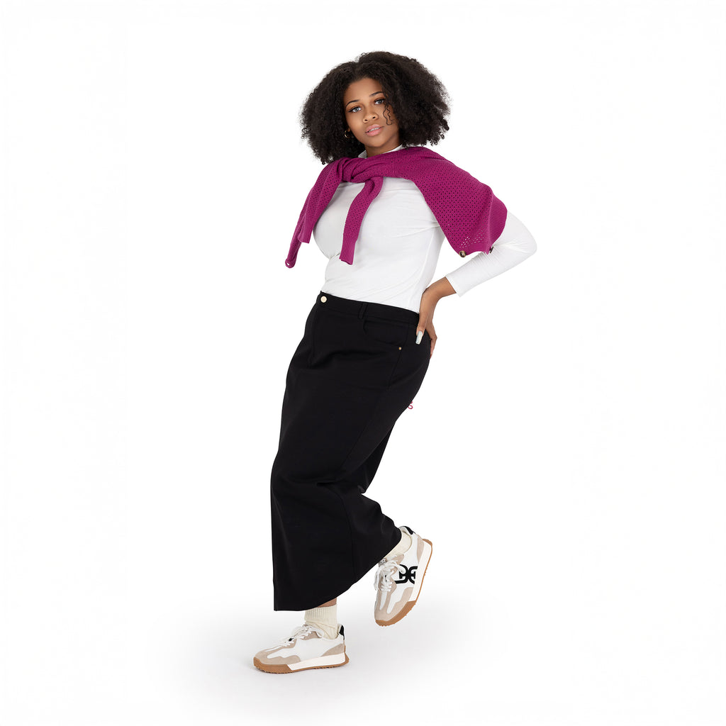 Ponte Straight Skirt