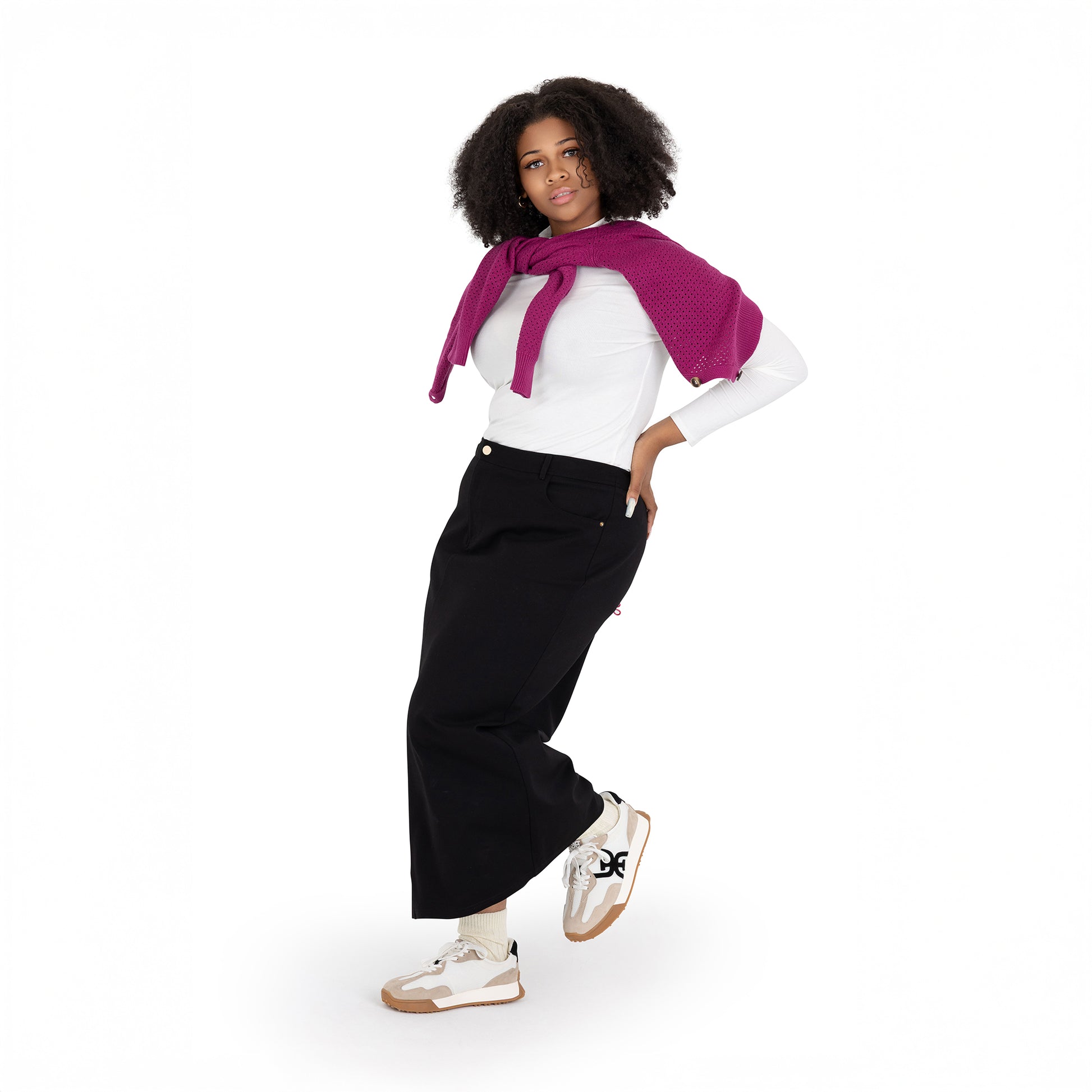 Ponte Straight Skirt