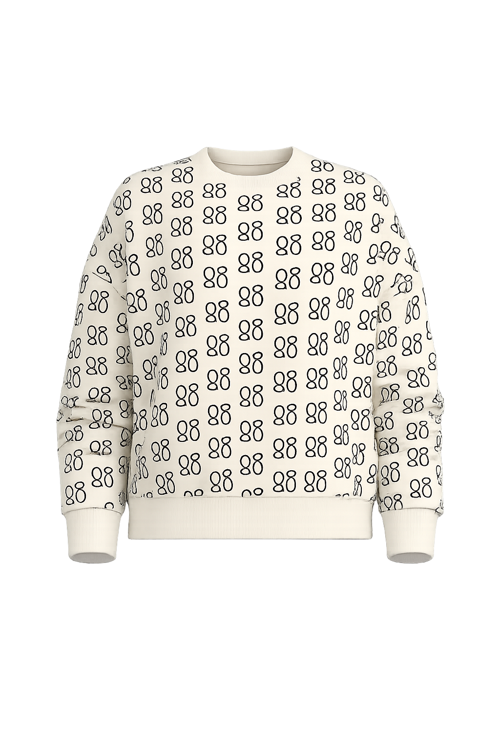 Logo Contrast Sweat Top