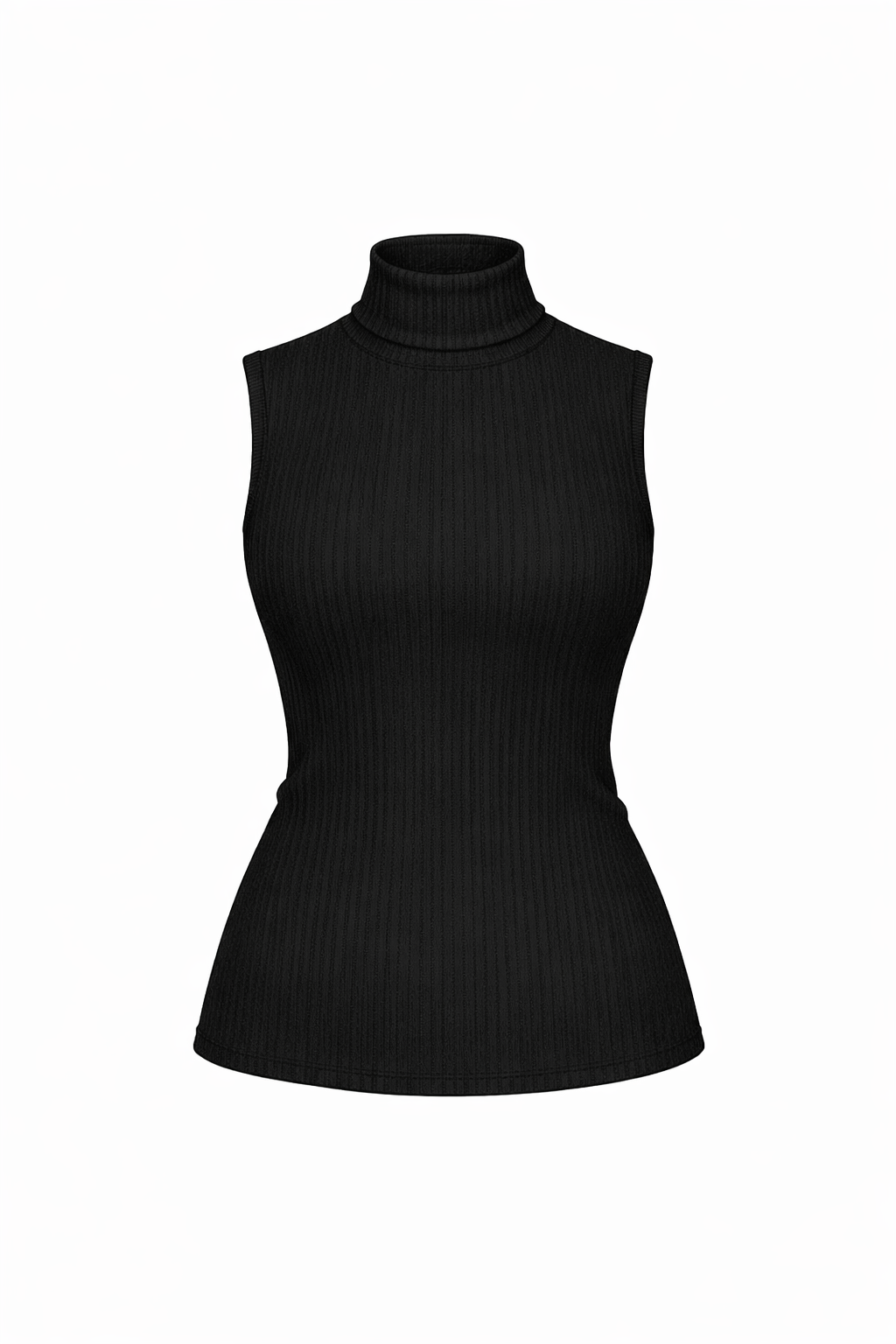 Mock-neck Tank
