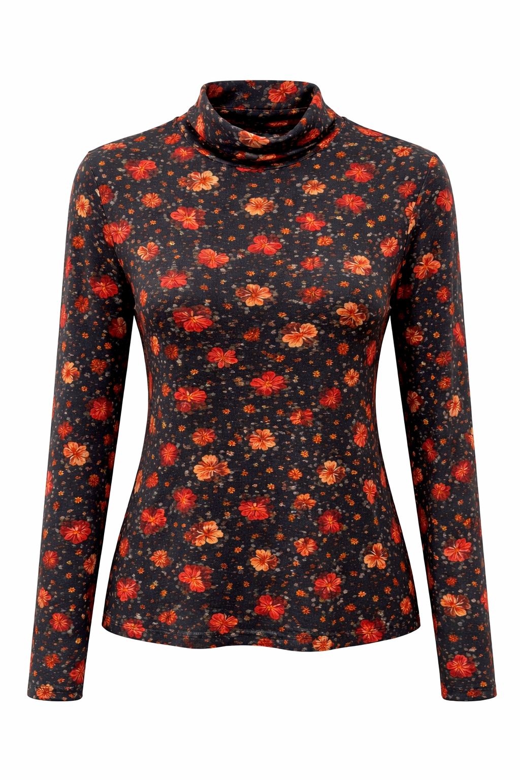 Code Mock-neck Tee
