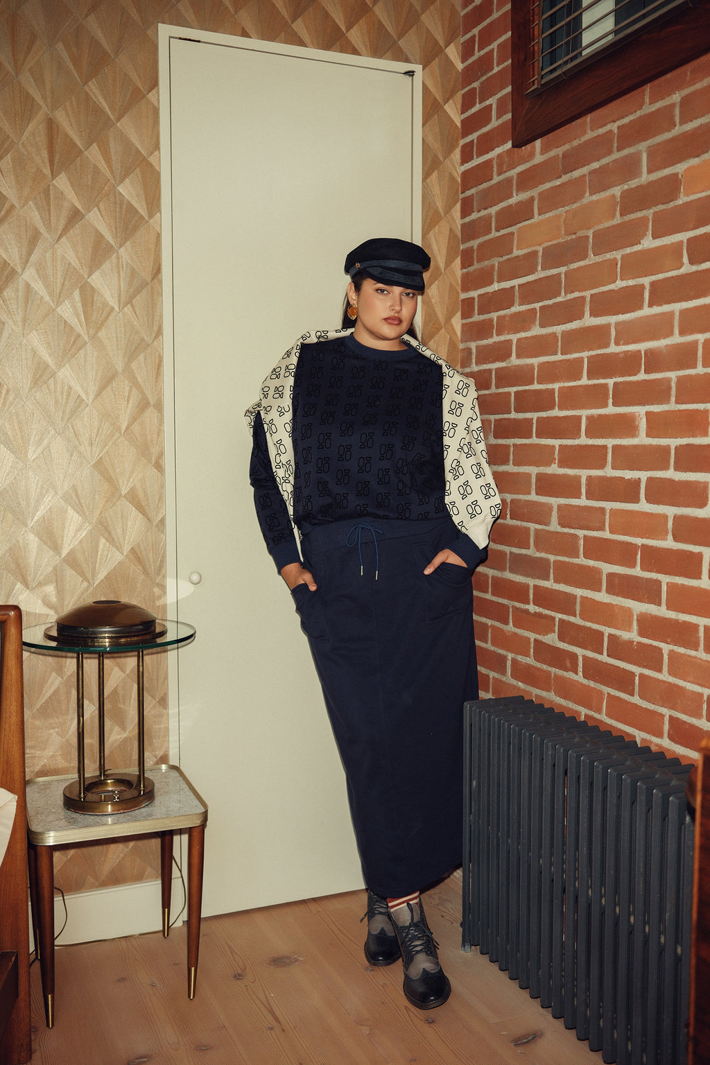 Cargo Sweat Skirt