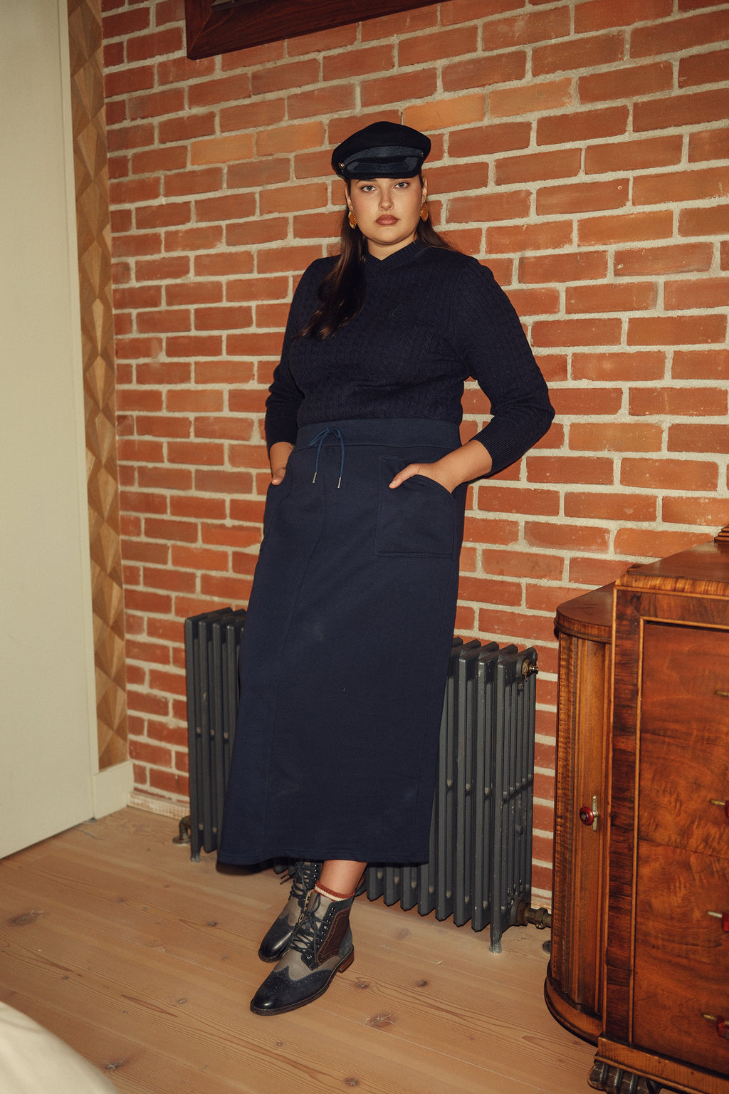 Cargo Sweat Skirt