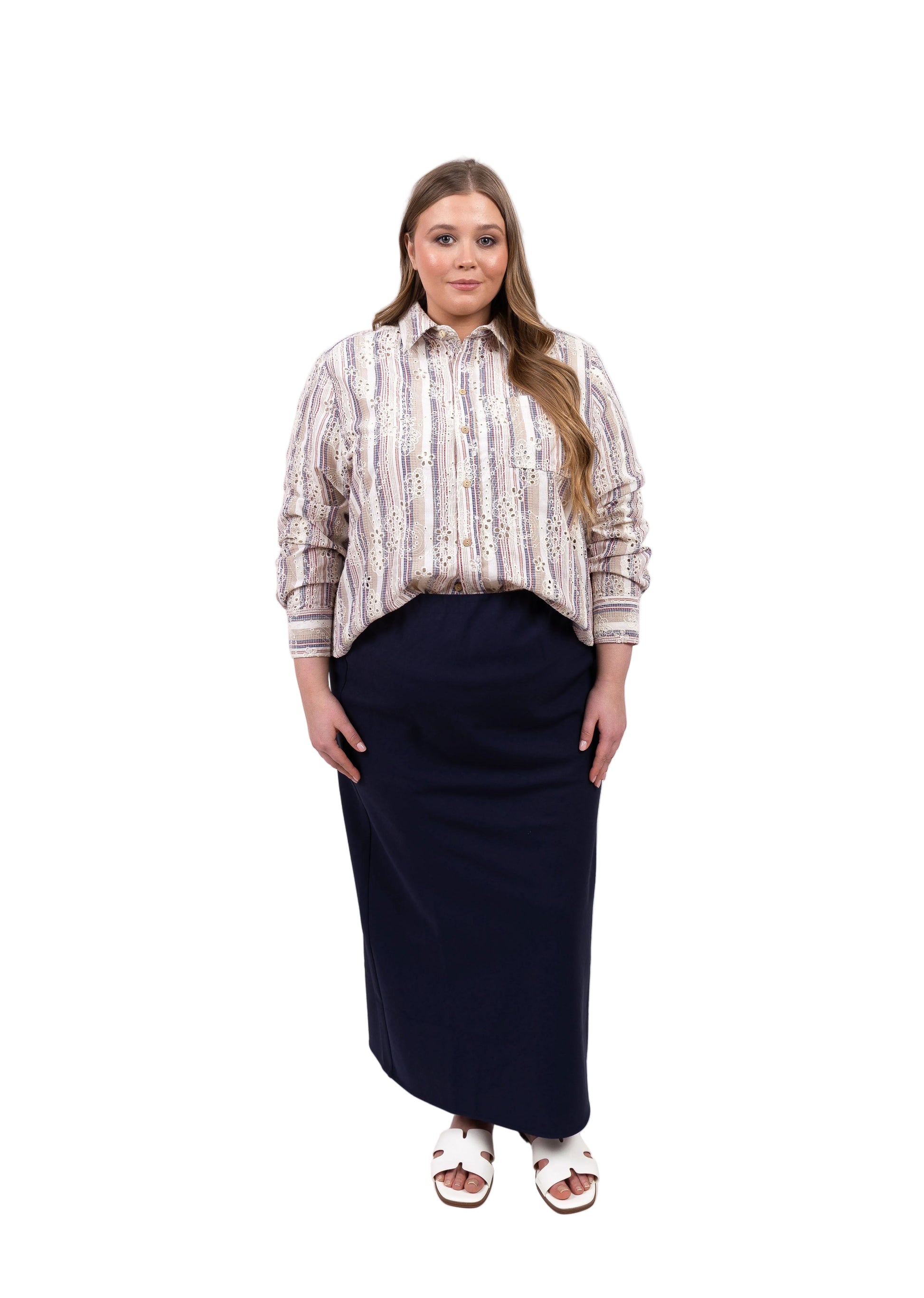 Slim A-line Skirt