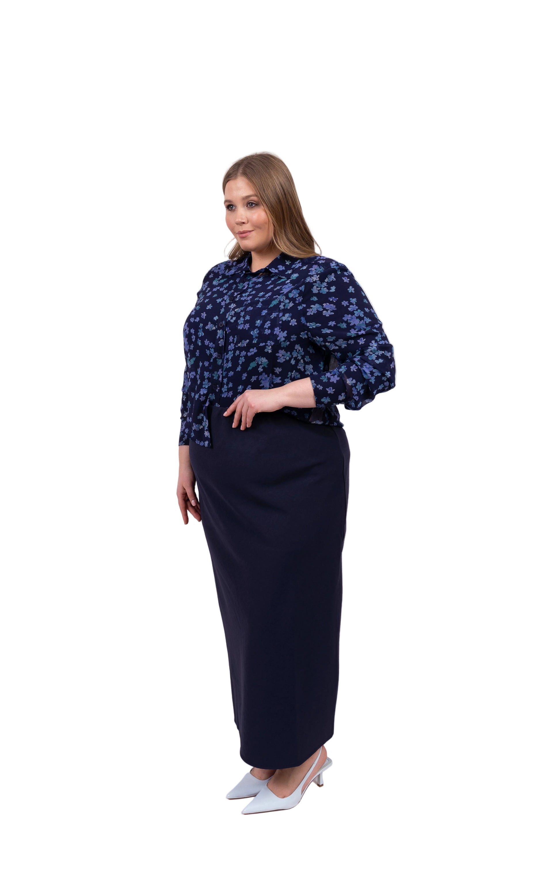 Chiffon Print Blouse