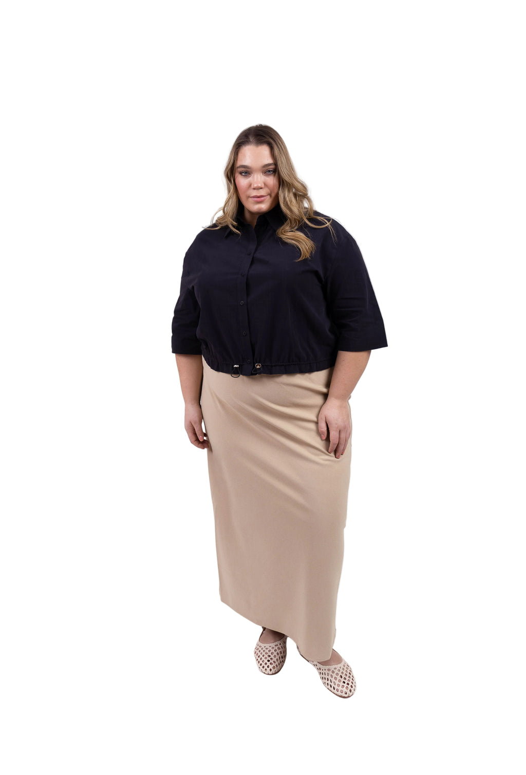 Draw Waist Blouse