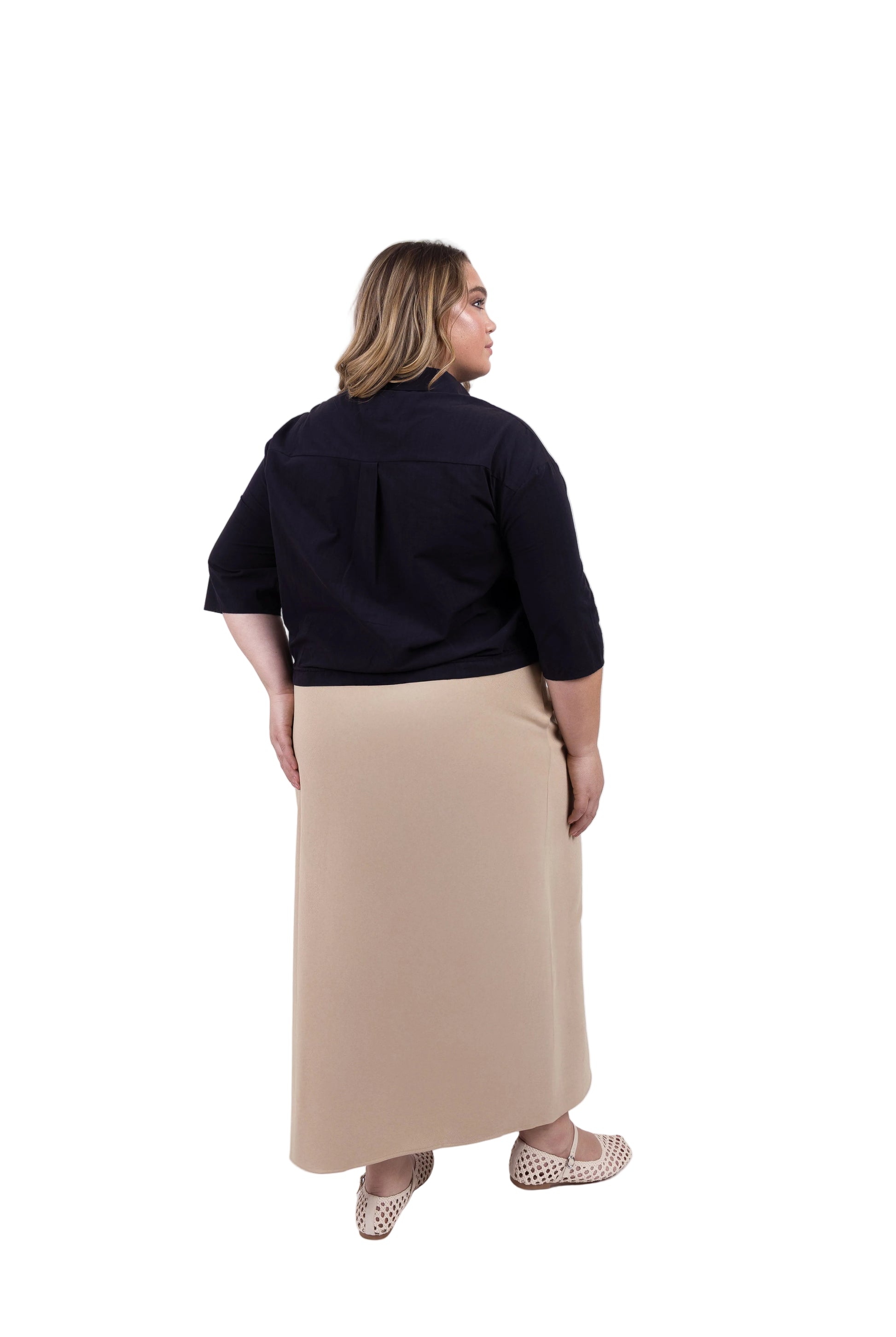 Slim A-line Skirt