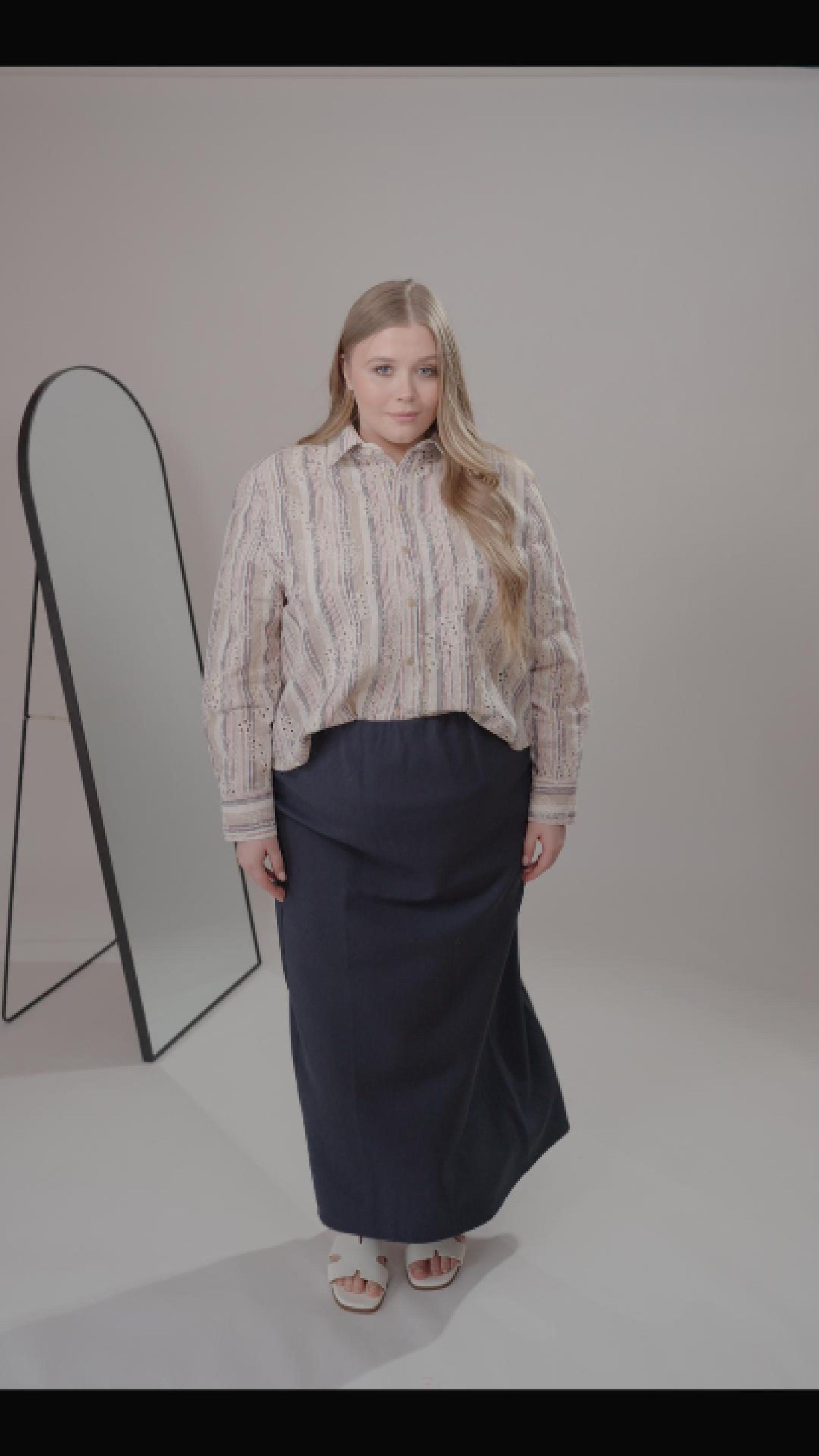 Crop Blouse Eyelet Lace