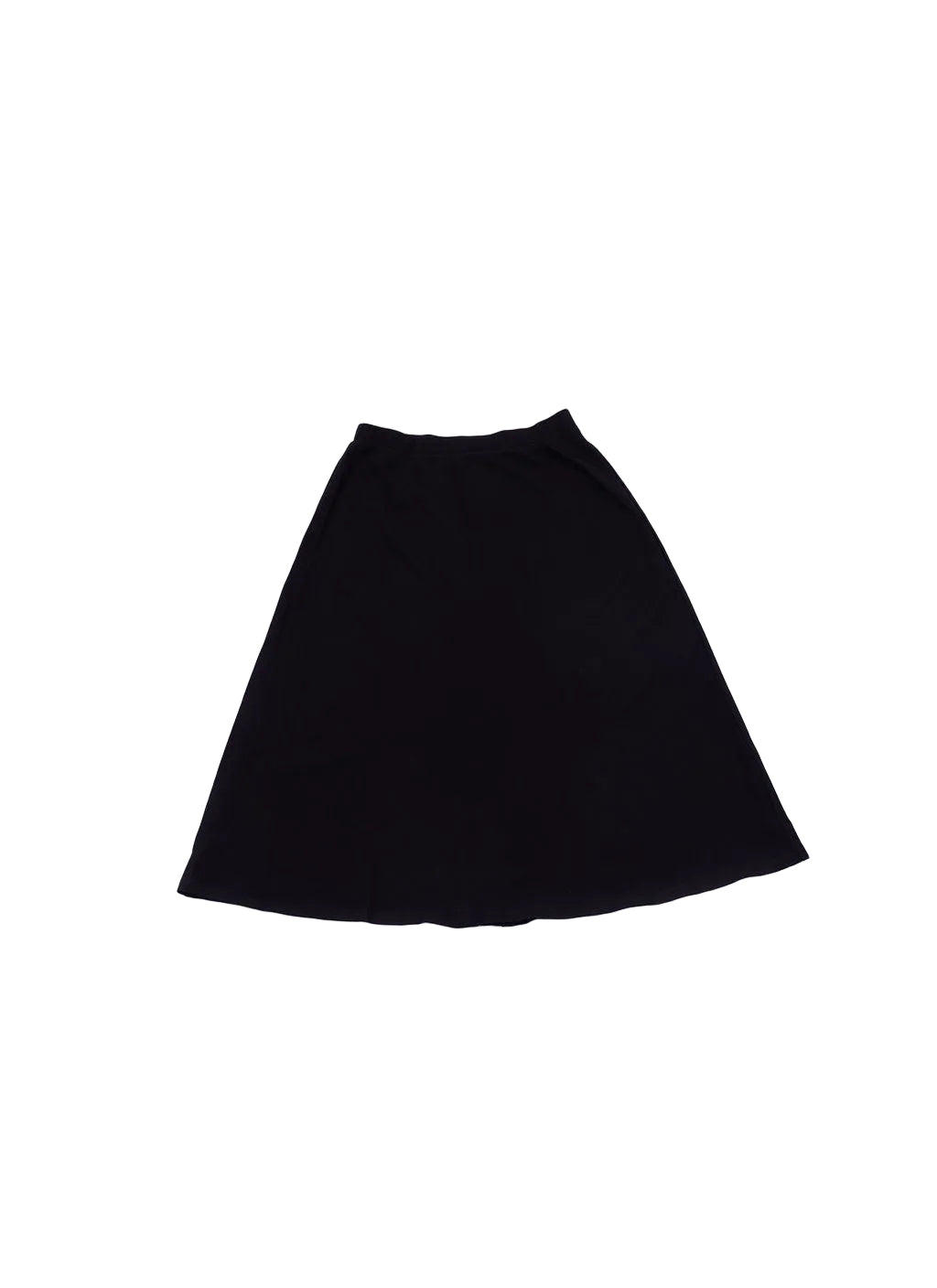 Ponti Black A-line Skirt